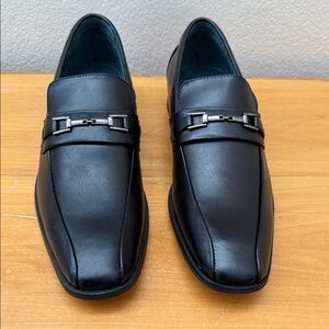 Gorgio Brutini Brooks Horsebit Black Loafers
